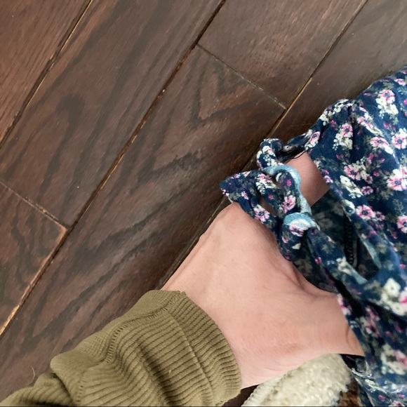 Ripzone mini 90s style skater dress button up dress with tie details xs! - Picture 3 of 5